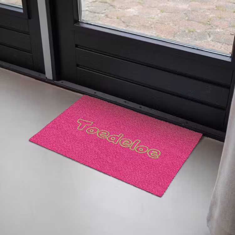 Deurmat - Toedeloe - Groen - Roze — 2