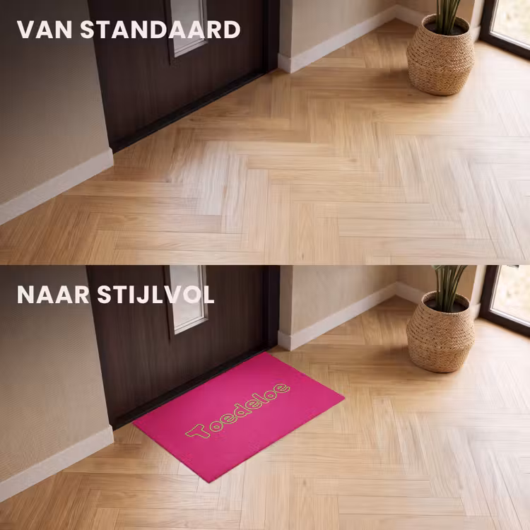 Deurmat - Toedeloe - Groen - Roze — 3