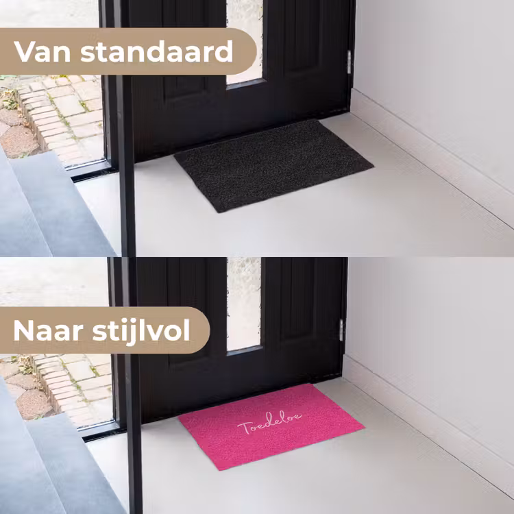 Deurmat - Toedeloe - Roze — 3