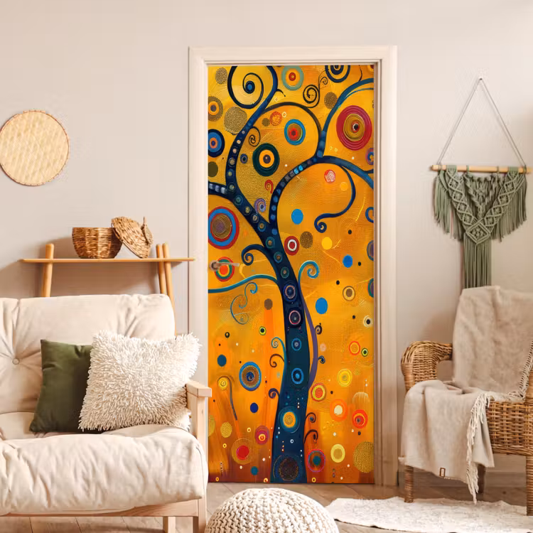 Deursticker - Abstract - Boom - Levensboom - Modern — 4