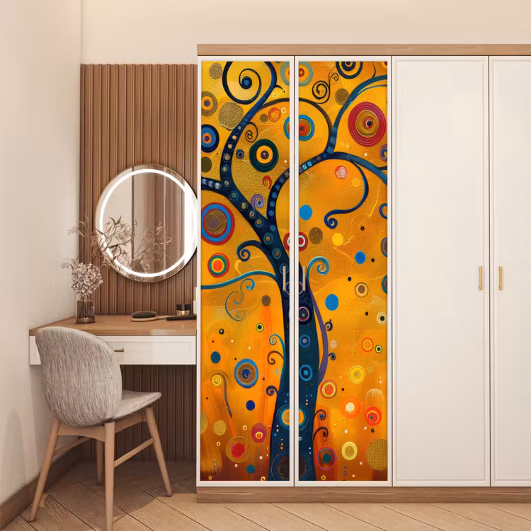 Deursticker - Abstract - Boom - Levensboom - Modern — 5