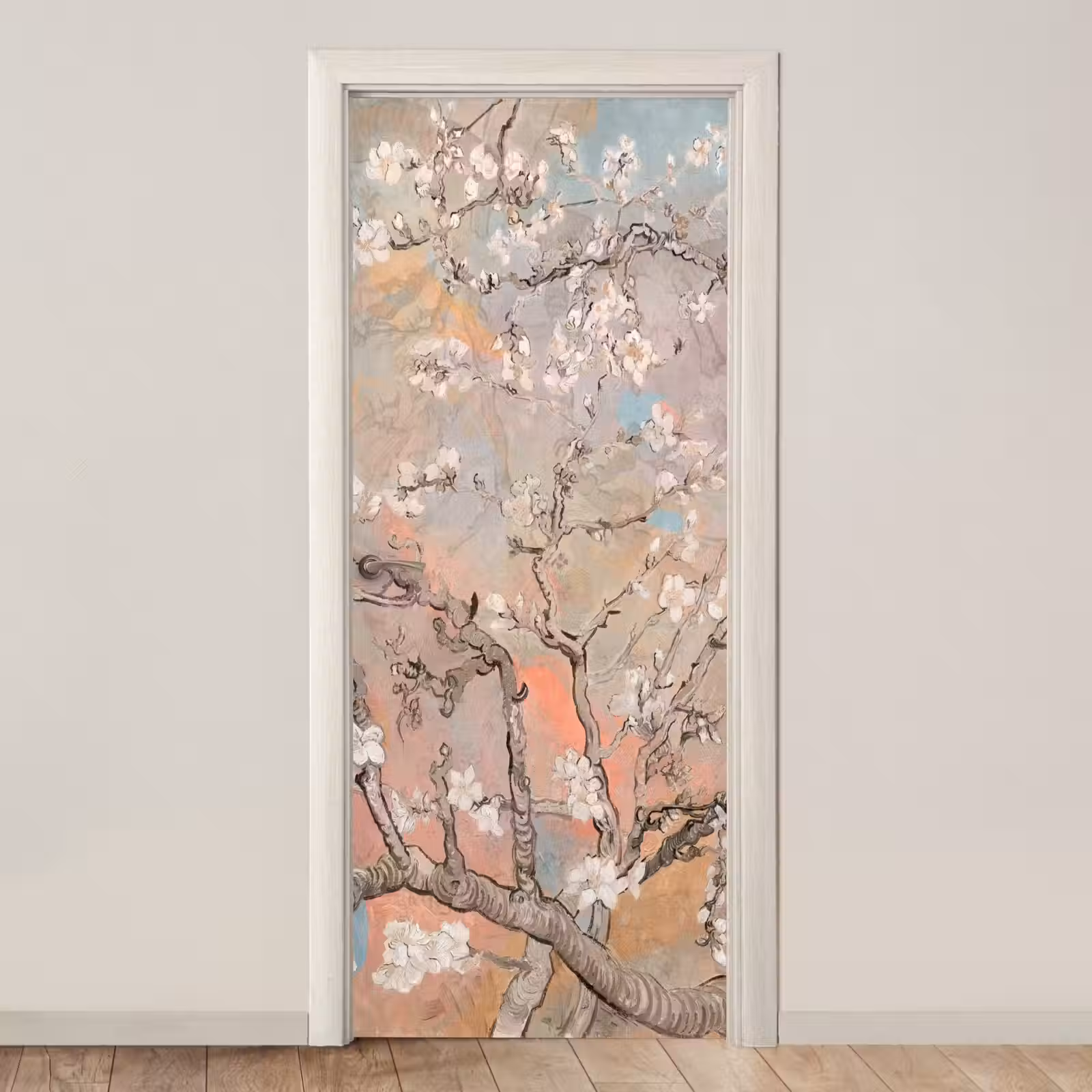 Deursticker - Amandelbloesem - Kunst - Van Gogh - Pastel — 1
