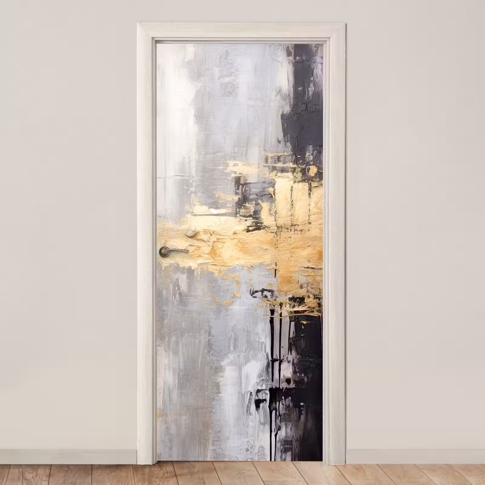 Deursticker - Goud - Luxe - Acryl - Kunst — 1