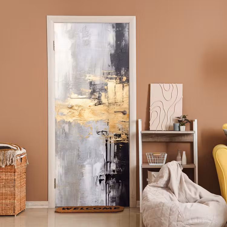 Deursticker - Goud - Luxe - Acryl - Kunst — 2