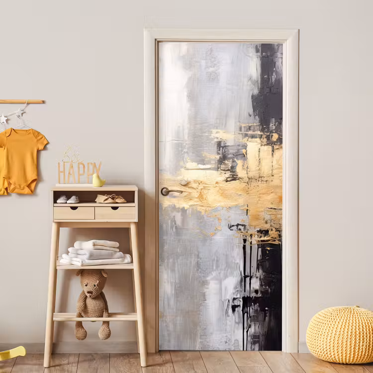 Deursticker - Goud - Luxe - Acryl - Kunst — 6
