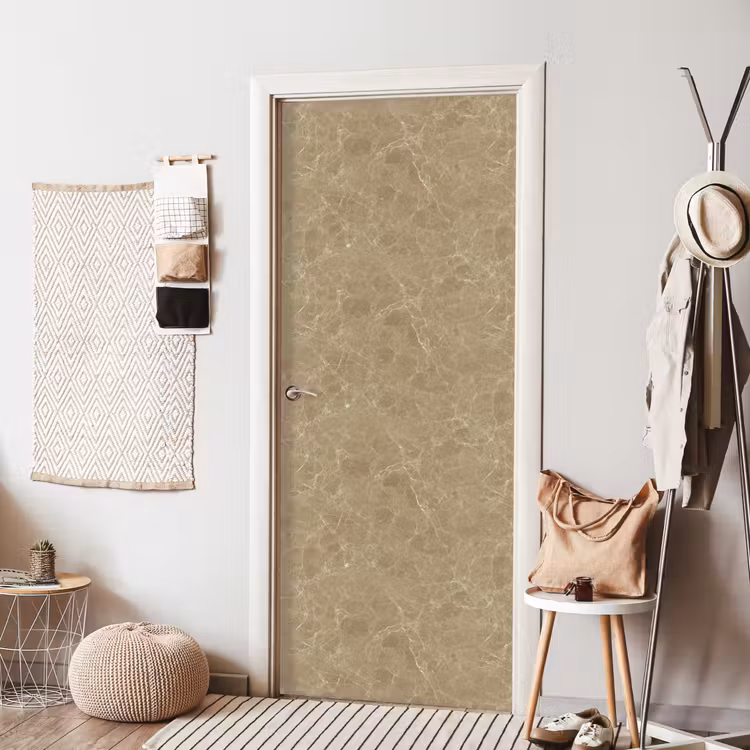 Deursticker - Beige - Marmer - Witte aders — 8