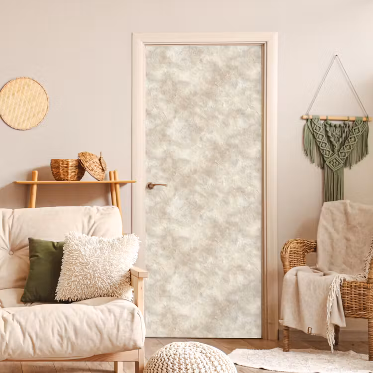 Deursticker - Beige - Reliëfstructuur - Natuursteen — 4
