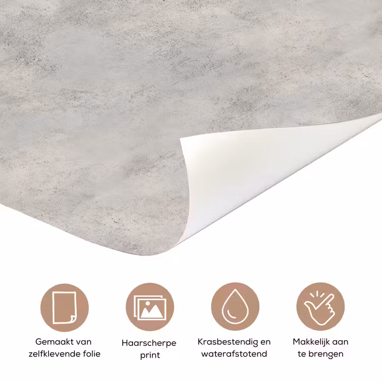 Deursticker - Grijs - Beton - Industrieel — 3