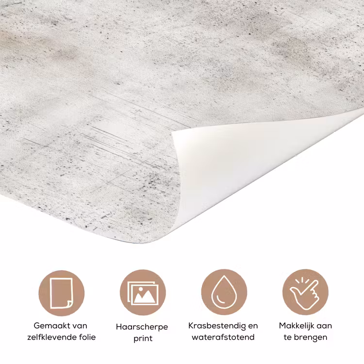 Deursticker - Grijs - Beton - Verweerd — 3
