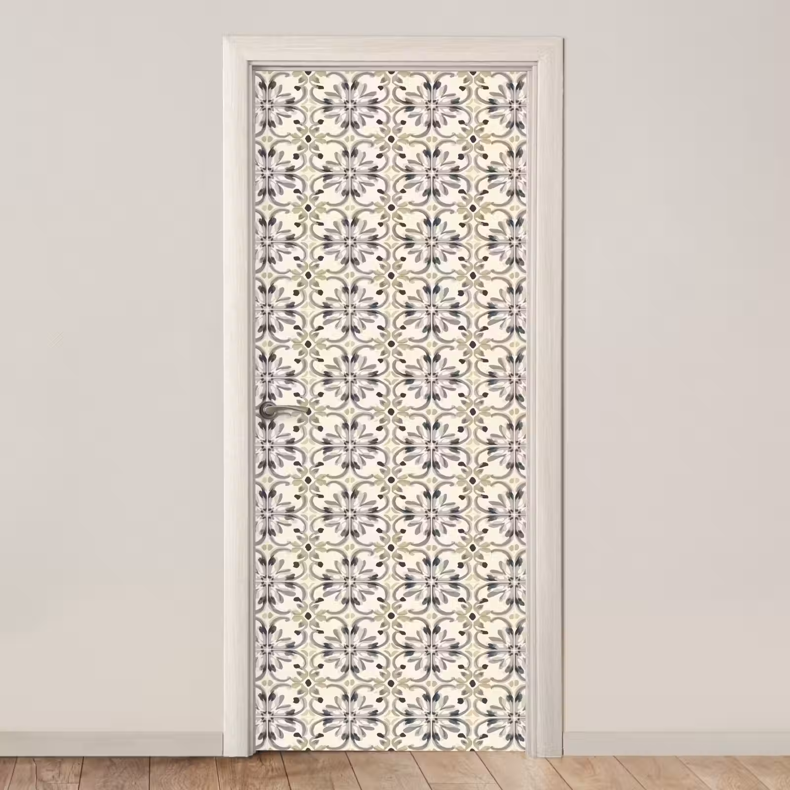 Deursticker - Floraal - Patroon - Kleurrijk — 1