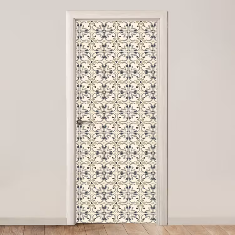 Deursticker - Floraal - Patroon - Kleurrijk — 1