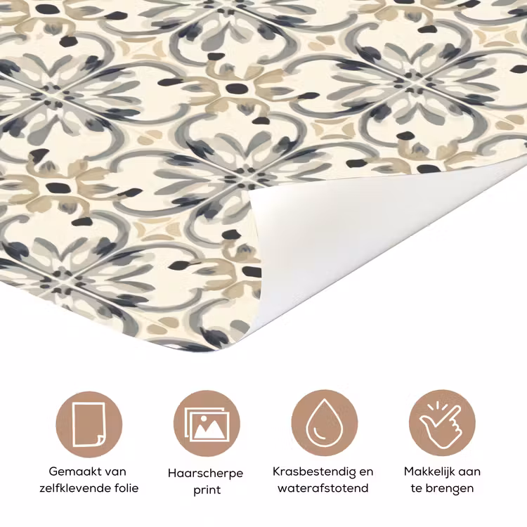 Deursticker - Floraal - Patroon - Kleurrijk — 3