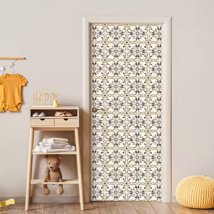 Deursticker - Floraal - Patroon - Kleurrijk — 6