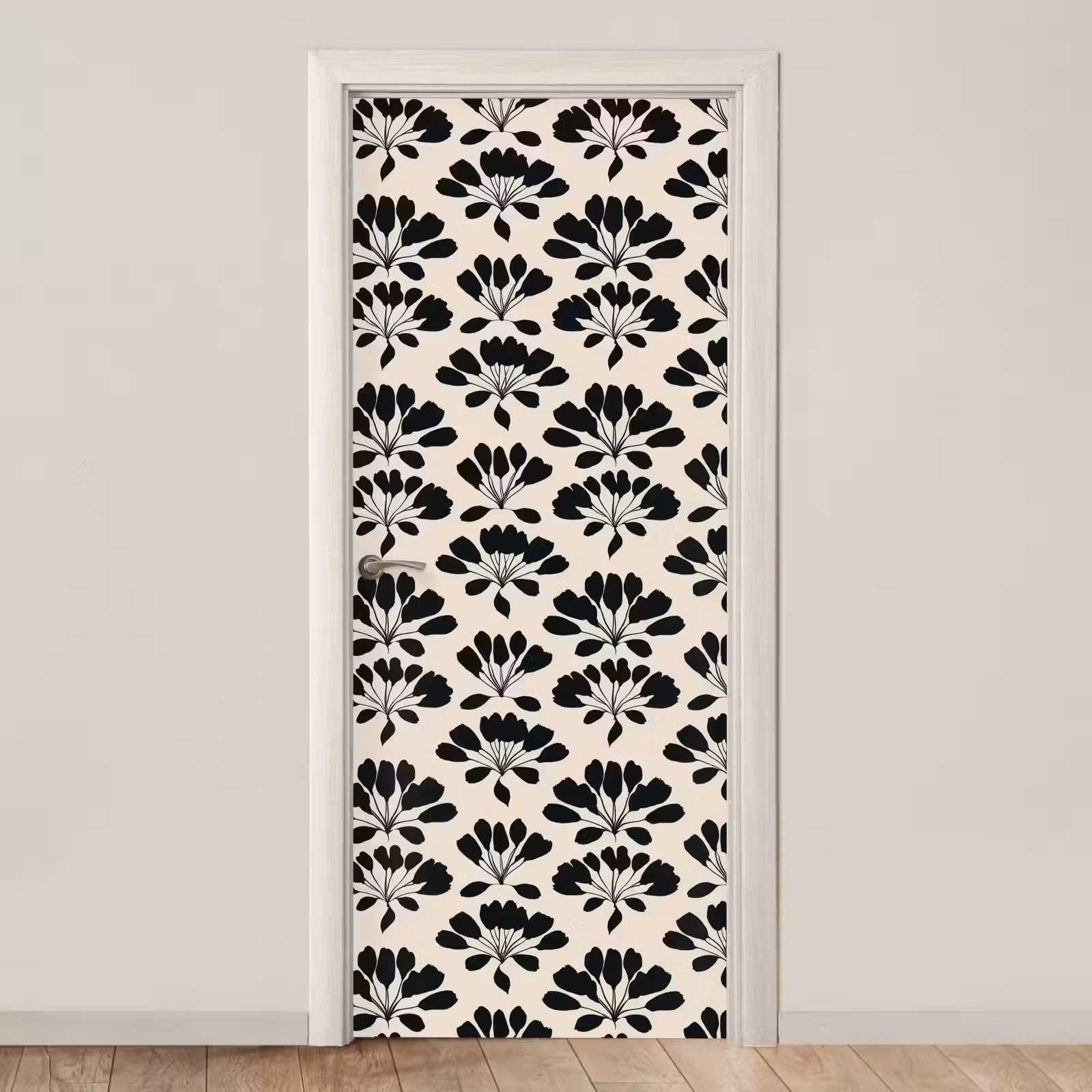 Deursticker - Abstract - Patroon - Zwart — 1
