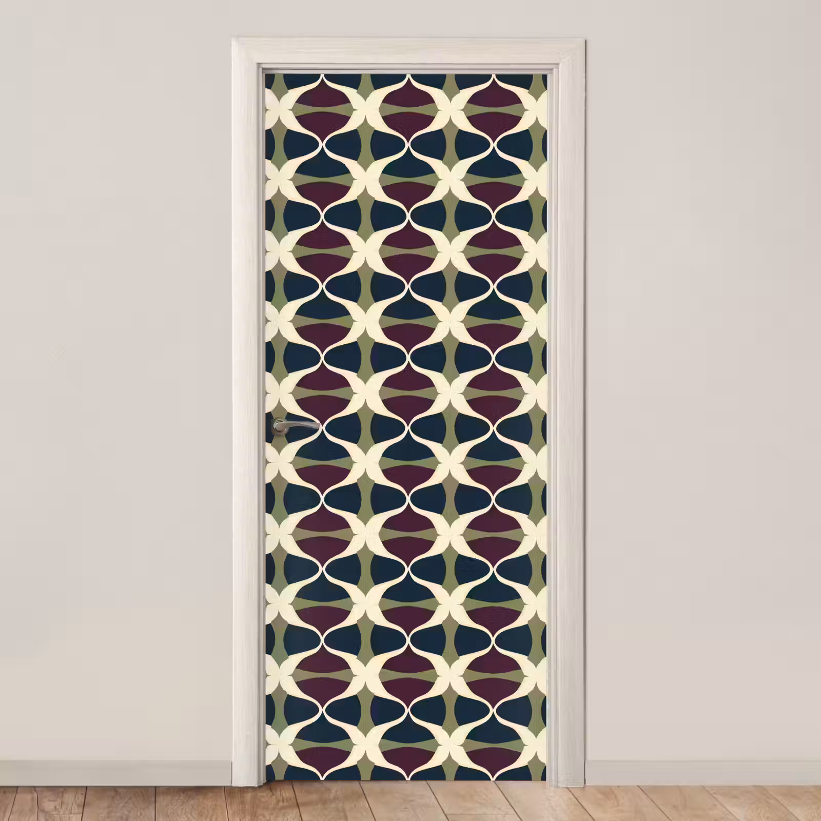 Deursticker - Abstract - Retro - Kleurrijk — 1