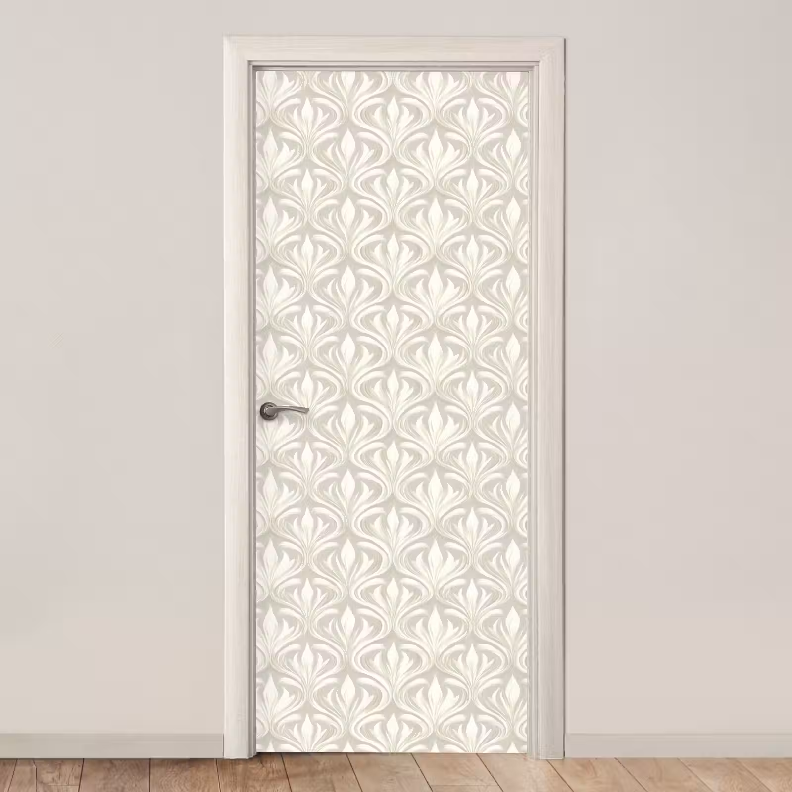 Deursticker - Barok - Patroon - Beige — 1