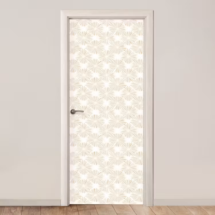 Deursticker - Abstract - Motief - Beige — 1