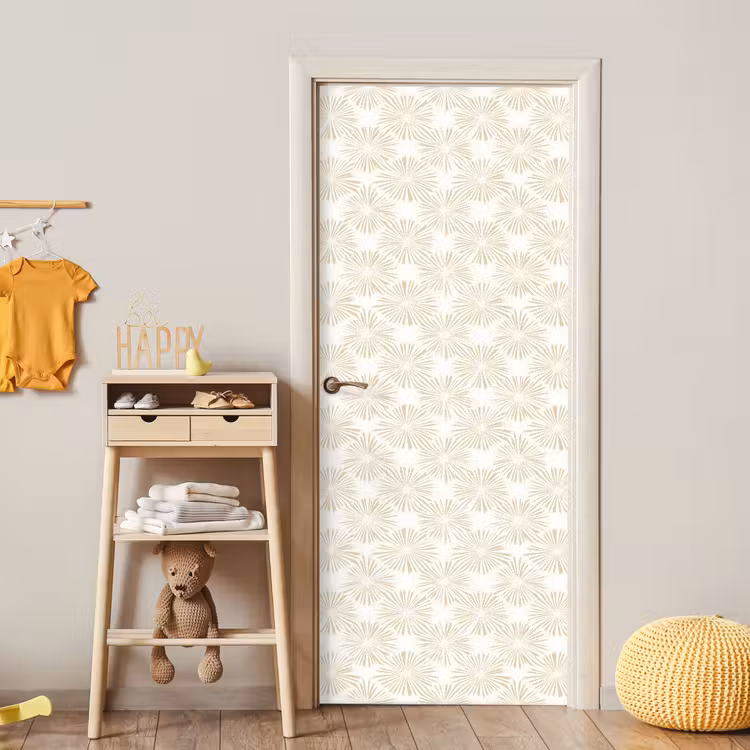 Deursticker - Abstract - Motief - Beige — 6