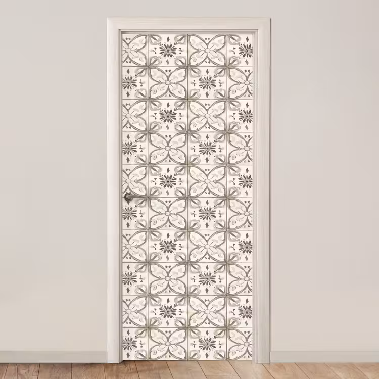 Deursticker - Antiek - Tegel - Beige — 1