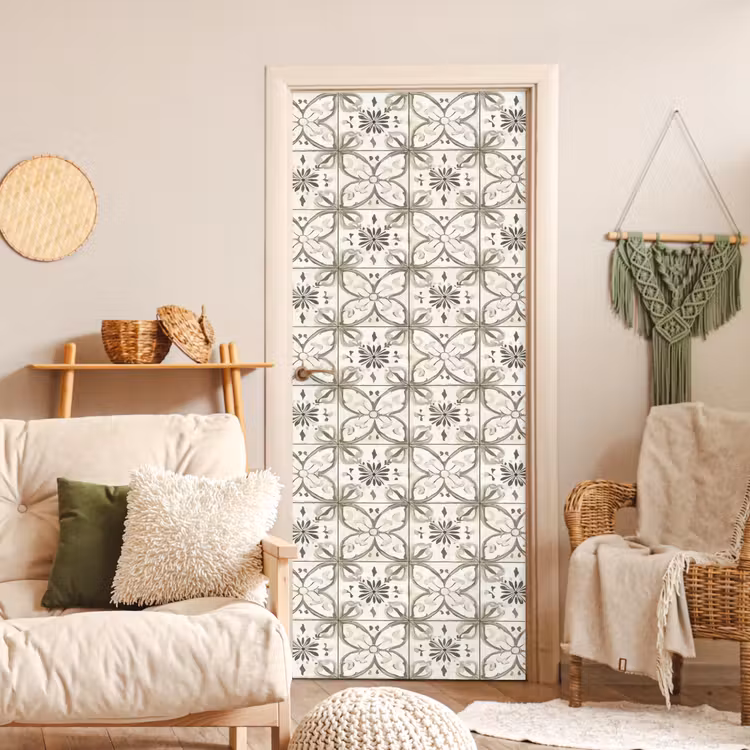 Deursticker - Antiek - Tegel - Beige — 4