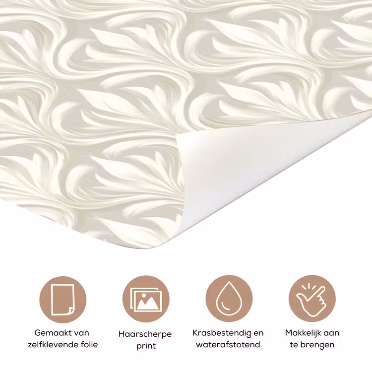 Deursticker - Barok - Patroon - Beige — 3