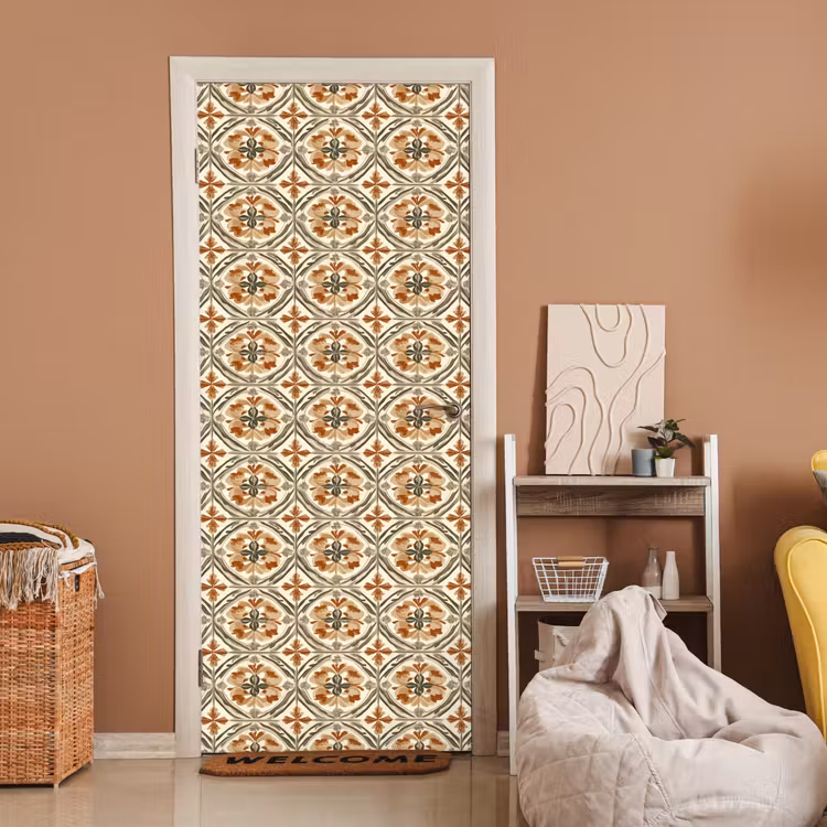Deursticker - Elegant - Antiek - Kleurrijk — 2