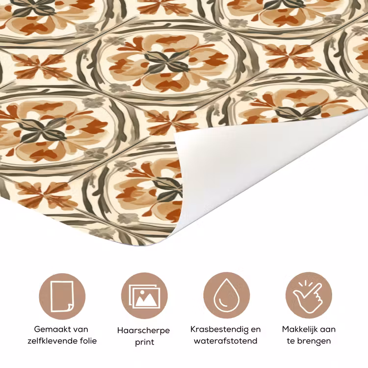 Deursticker - Elegant - Antiek - Kleurrijk — 3