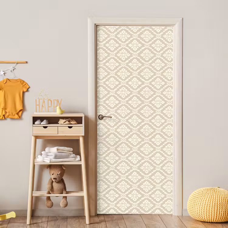 Deursticker - Floraal - Ornament - Beige — 6