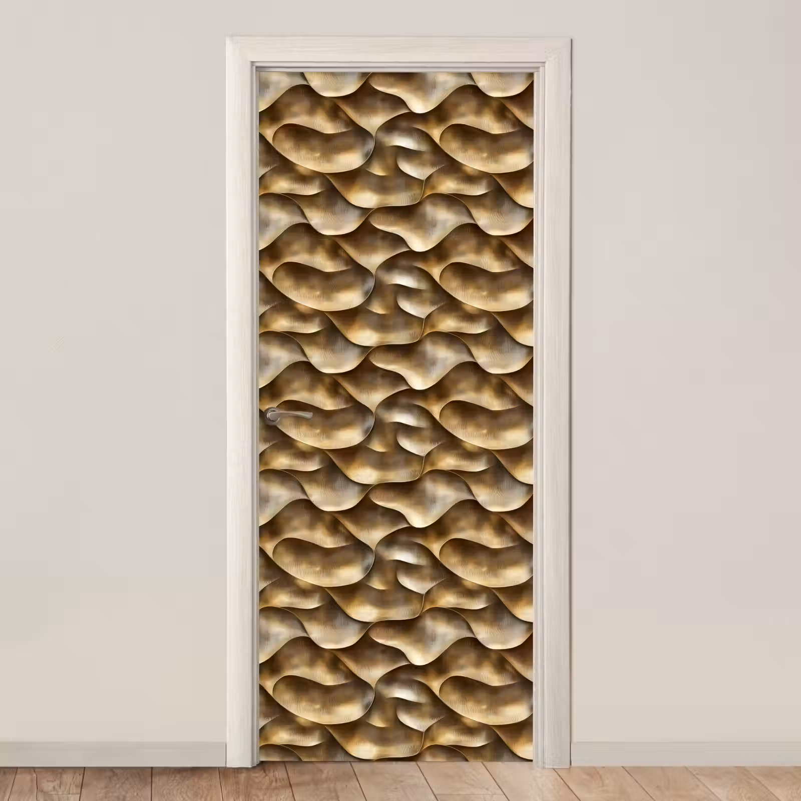Deursticker - Abstract - Antiek - Goud — 1