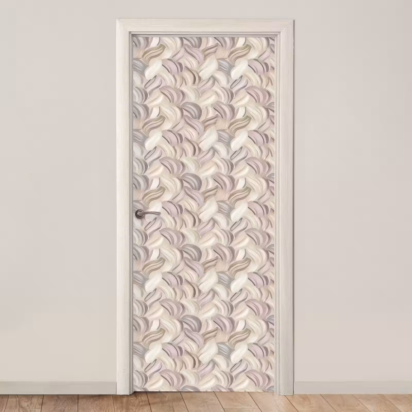 Deursticker - Abstract - Golvend - Pastel — 1