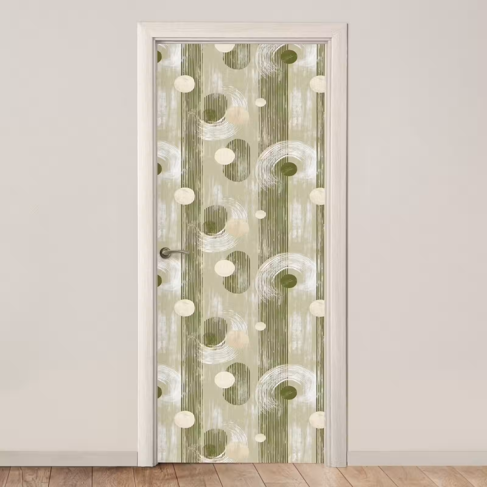 Deursticker - Artistiek - Modern - Groen — 1