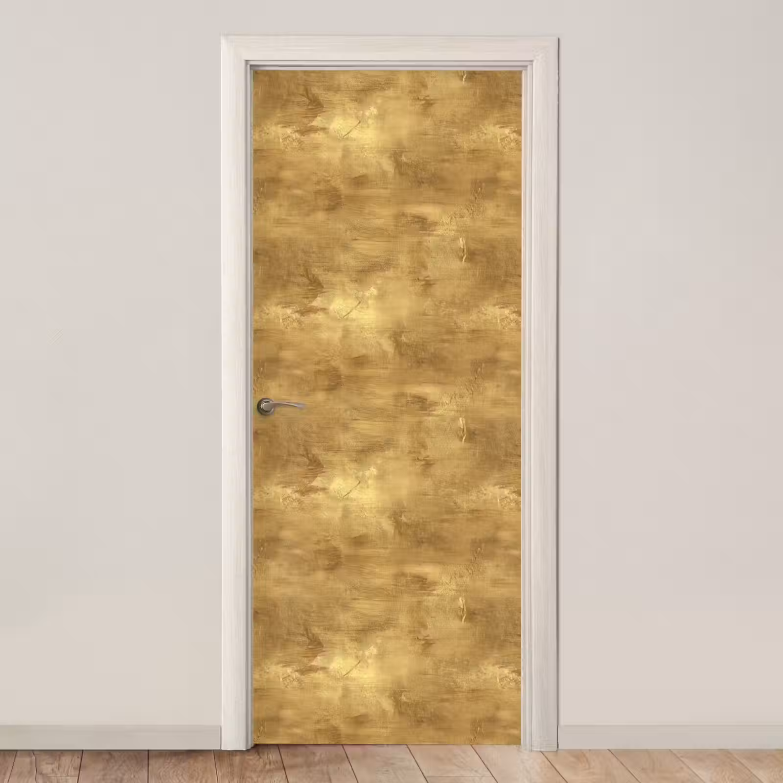 Deursticker - Industrieel - Textuur - Goud — 1