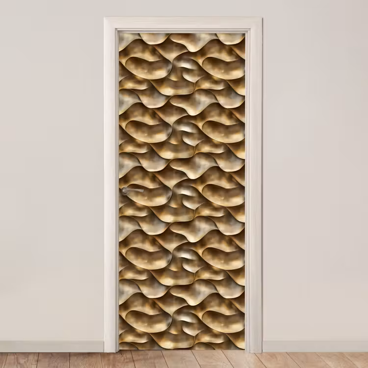 Deursticker - Abstract - Antiek - Goud — 1