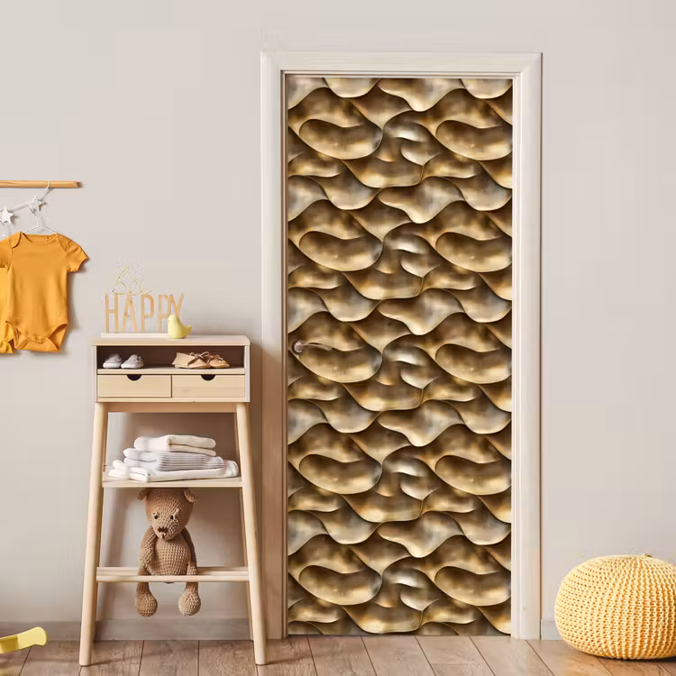 Deursticker - Abstract - Antiek - Goud — 6