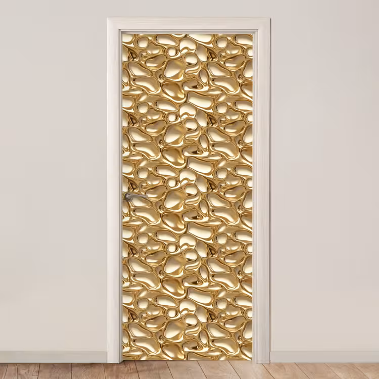 Deursticker - Abstract - Modern - Goud — 1