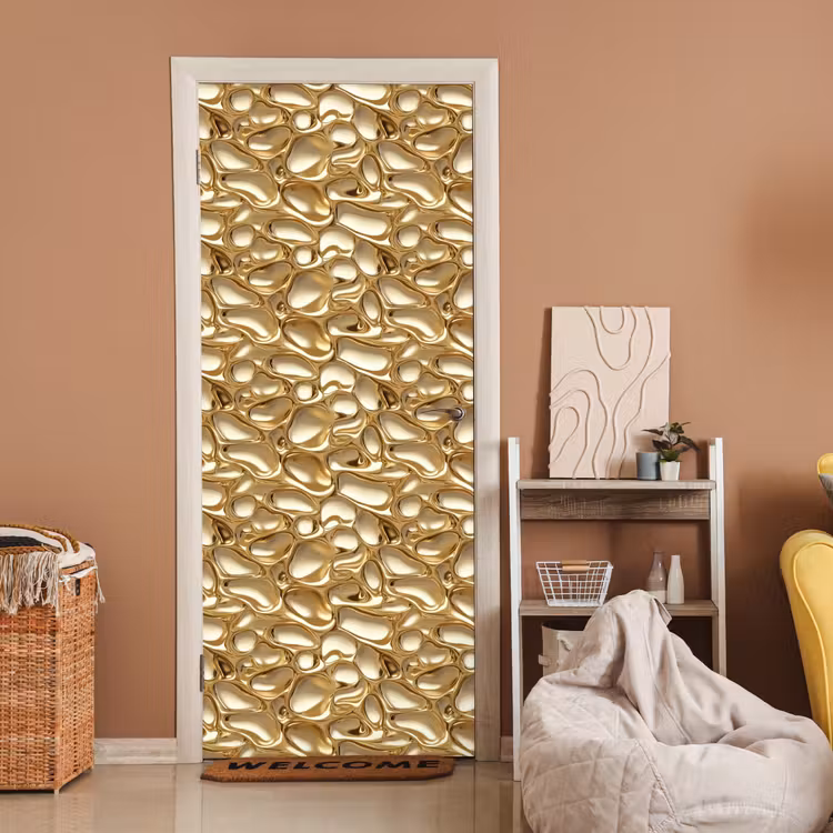 Deursticker - Abstract - Modern - Goud — 2