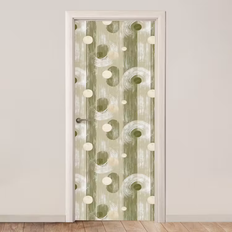 Deursticker - Artistiek - Modern - Groen — 1