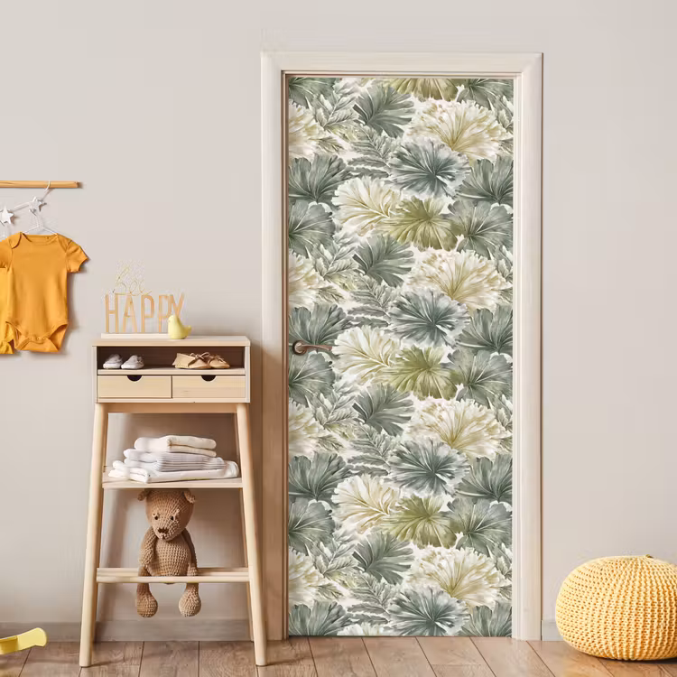 Deursticker - Bladeren - Botanisch - Groen — 6