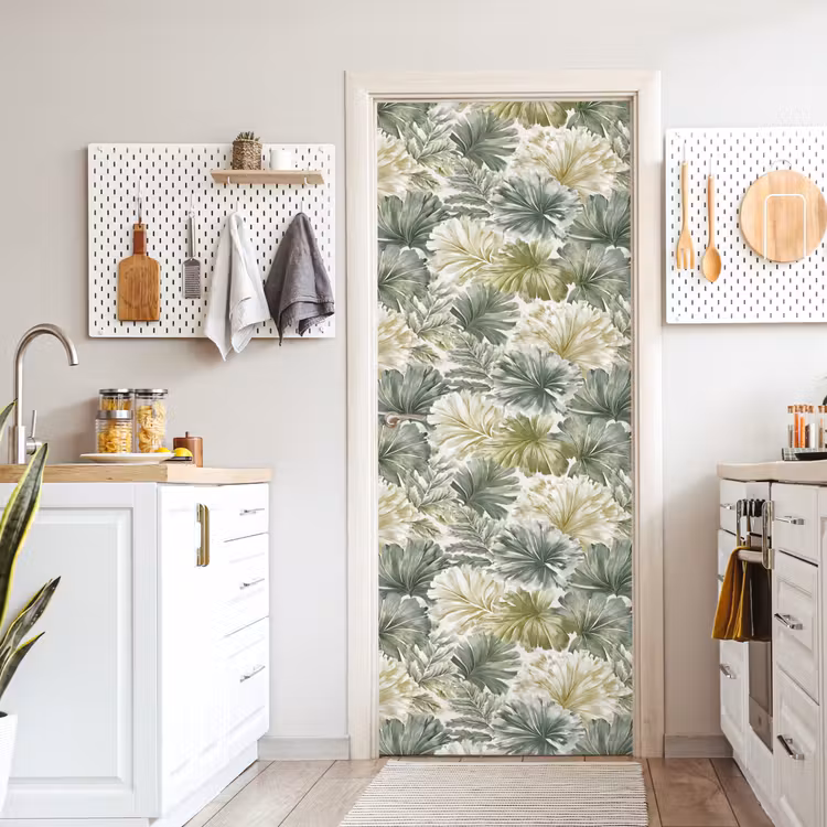 Deursticker - Bladeren - Botanisch - Groen — 7