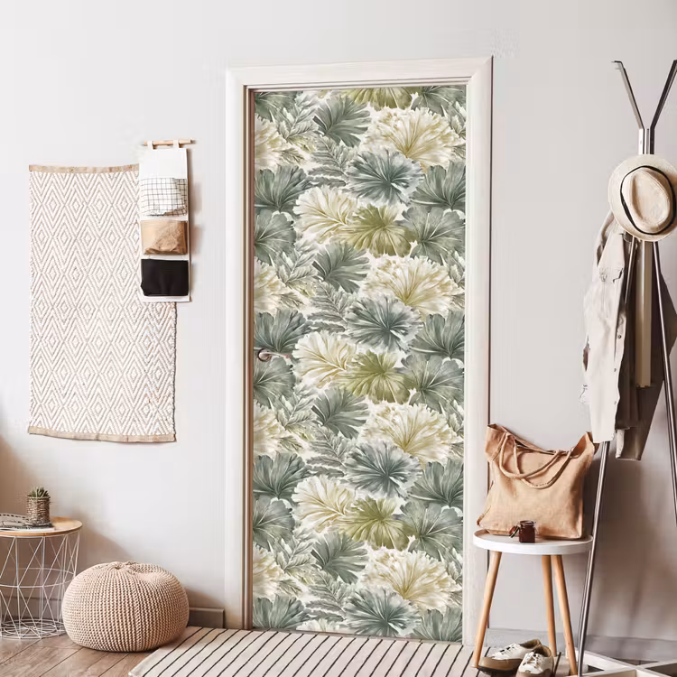 Deursticker - Bladeren - Botanisch - Groen — 8