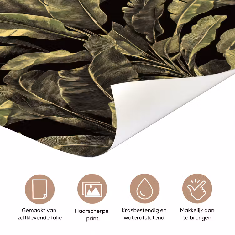 Deursticker - Botanisch - Bladeren - Groen — 3