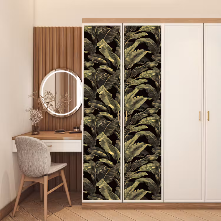 Deursticker - Botanisch - Bladeren - Groen — 5