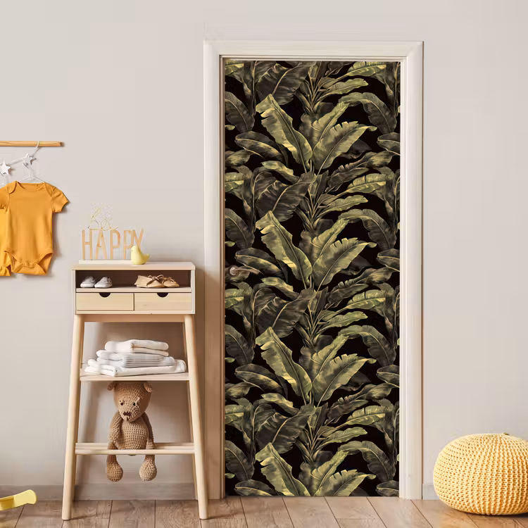 Deursticker - Botanisch - Bladeren - Groen — 6