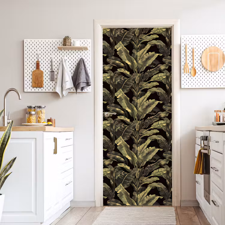 Deursticker - Botanisch - Bladeren - Groen — 7