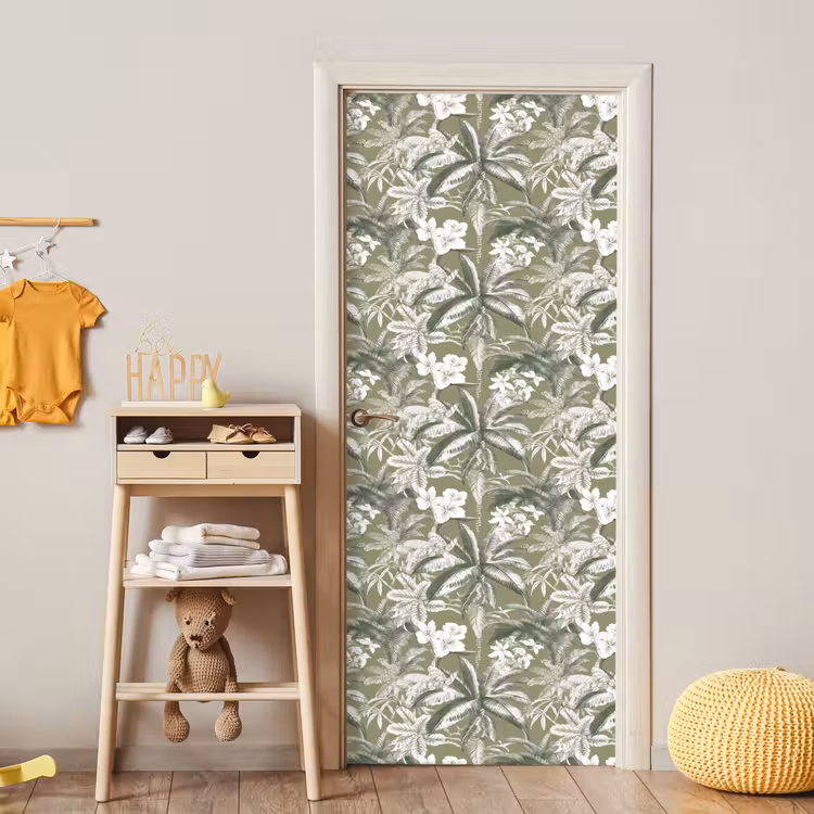 Deursticker - Botanisch - Bloemen - Groen — 6