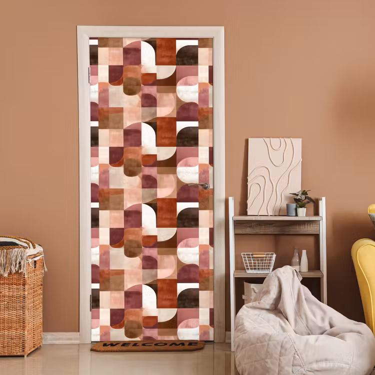 Deursticker - Geometrie - Modern - Retro — 2