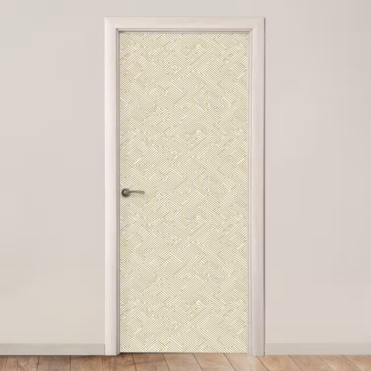 Deursticker - Geometrisch - Lijnen - Groen — 1