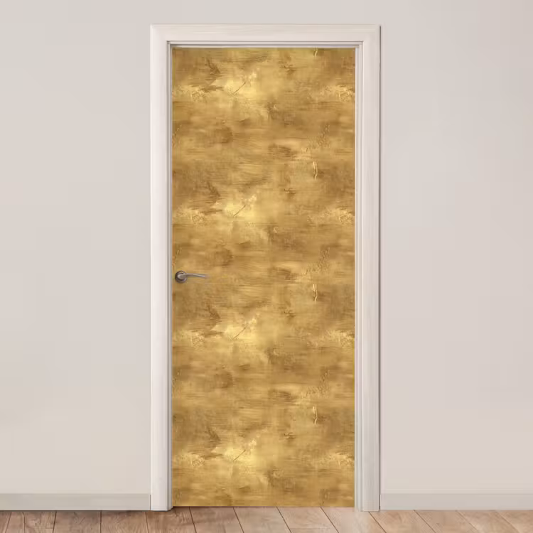 Deursticker - Industrieel - Textuur - Goud — 1