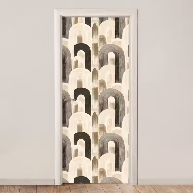 Deursticker - Abstract - Patroon - Bogen — 1