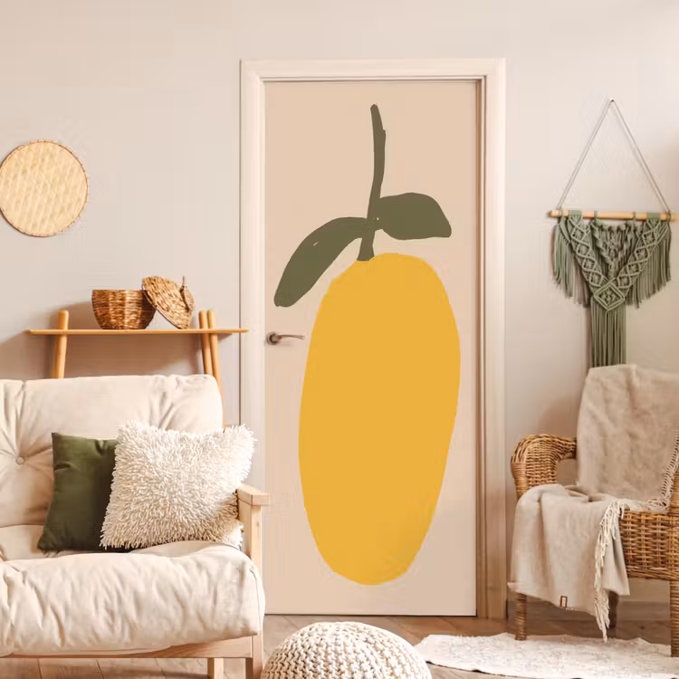 Deursticker - Fruit - Abstracte kunst - Modern — 4